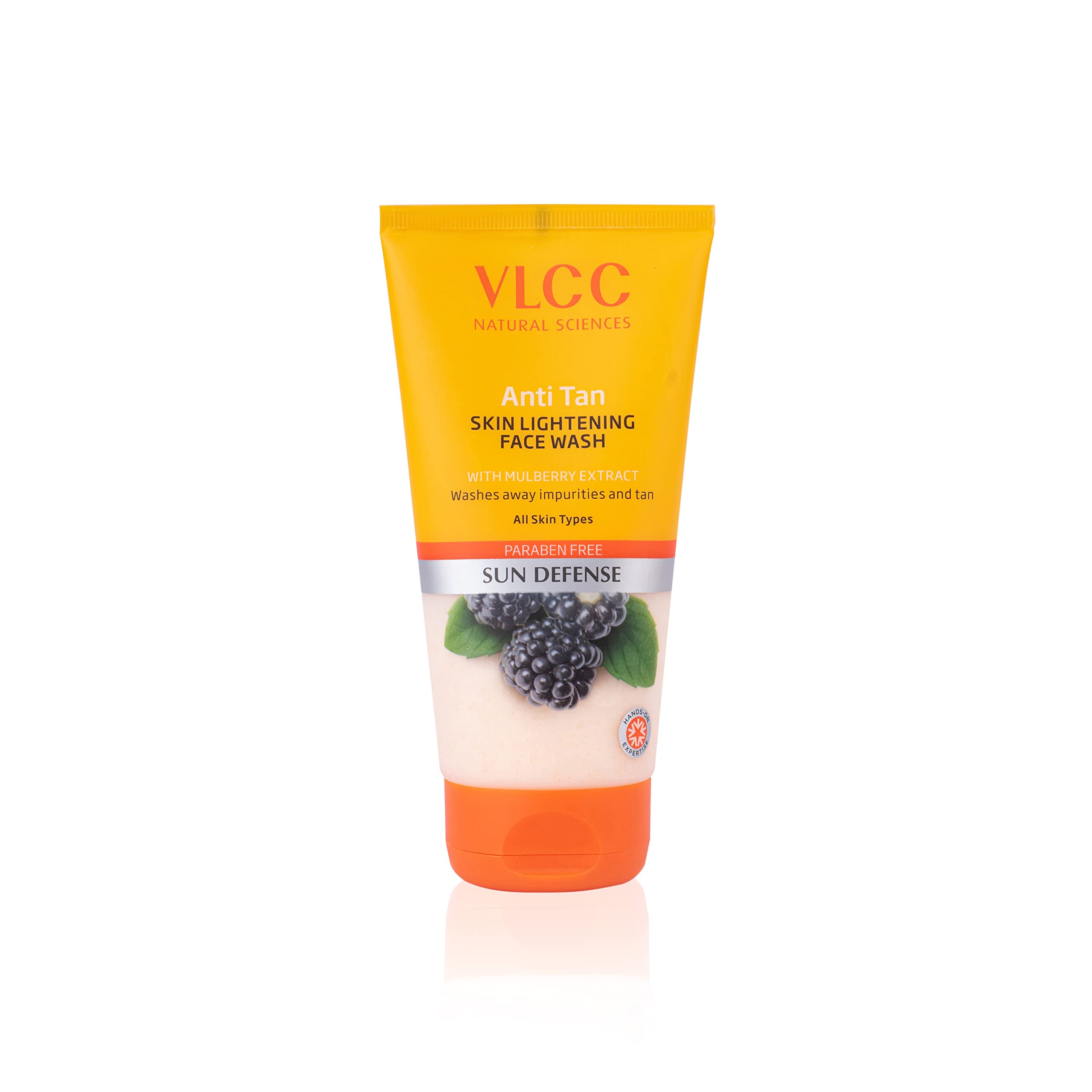 VLCC Turmeric & Berberis Face Wash + Anti Tan Skin Lightening Face Wash -150ml X 2 - Buy One Get One - with Turmeric & Berberis, Mulberry Extract, and Orange Peel Extract – view 2