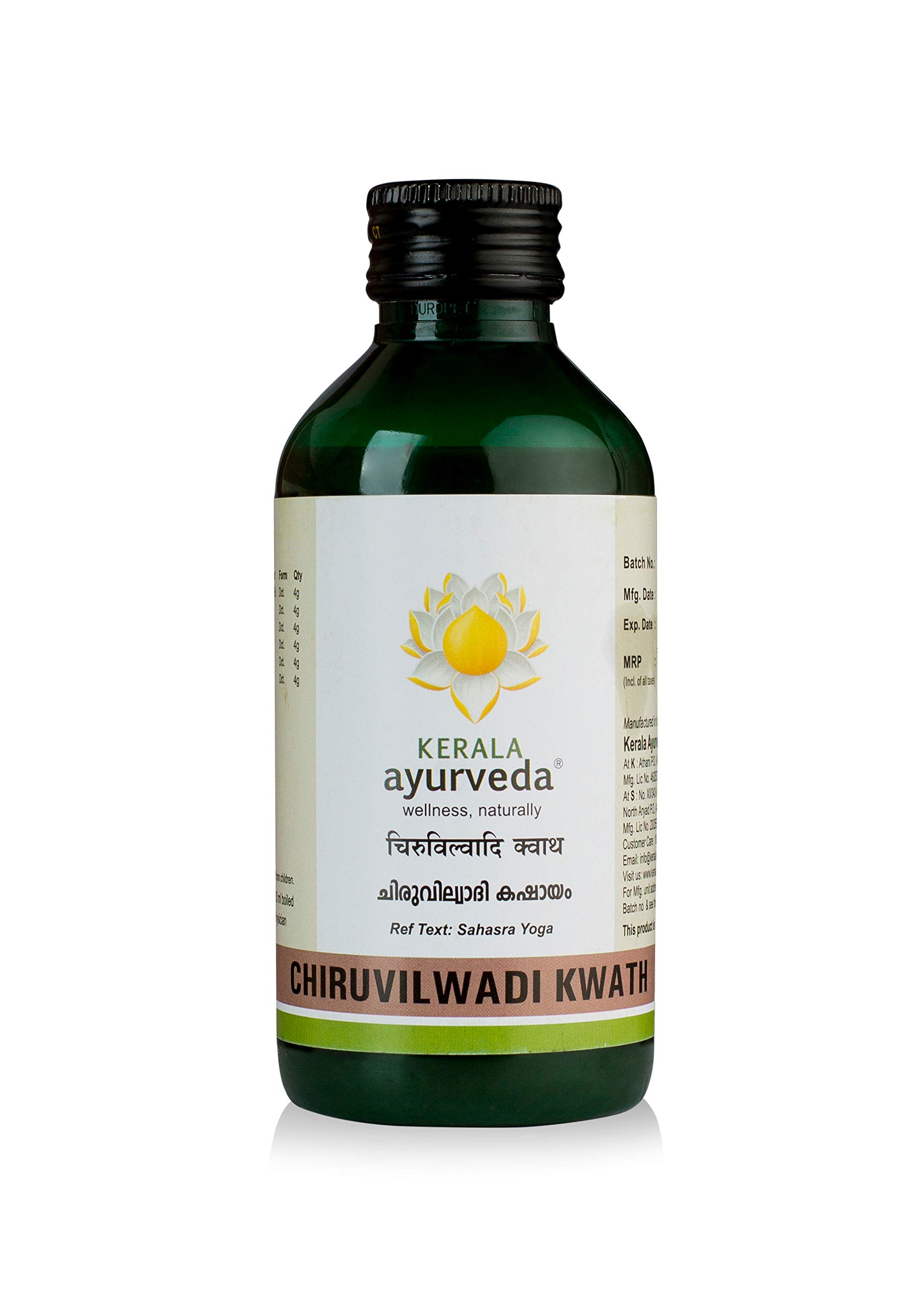 Kerala Ayurveda Chiruvilwadi Kwath 200 ml bottle front view