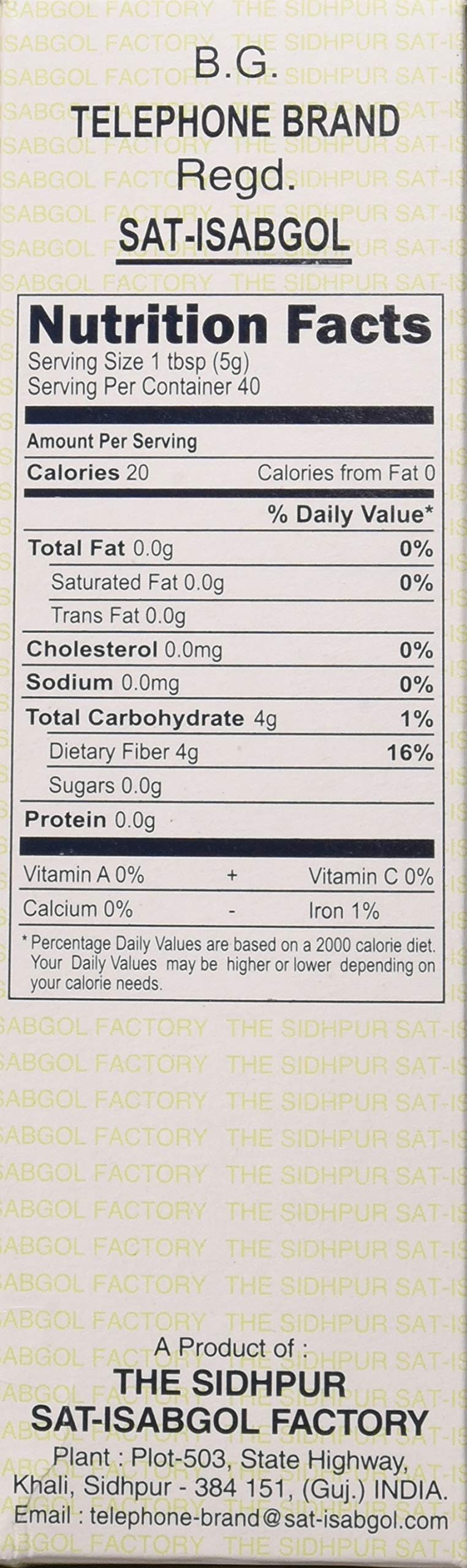 Isabgol Telephone Brand Sat,Digestive Health Support- 200G, Liquid,Pack of 1 – view 4