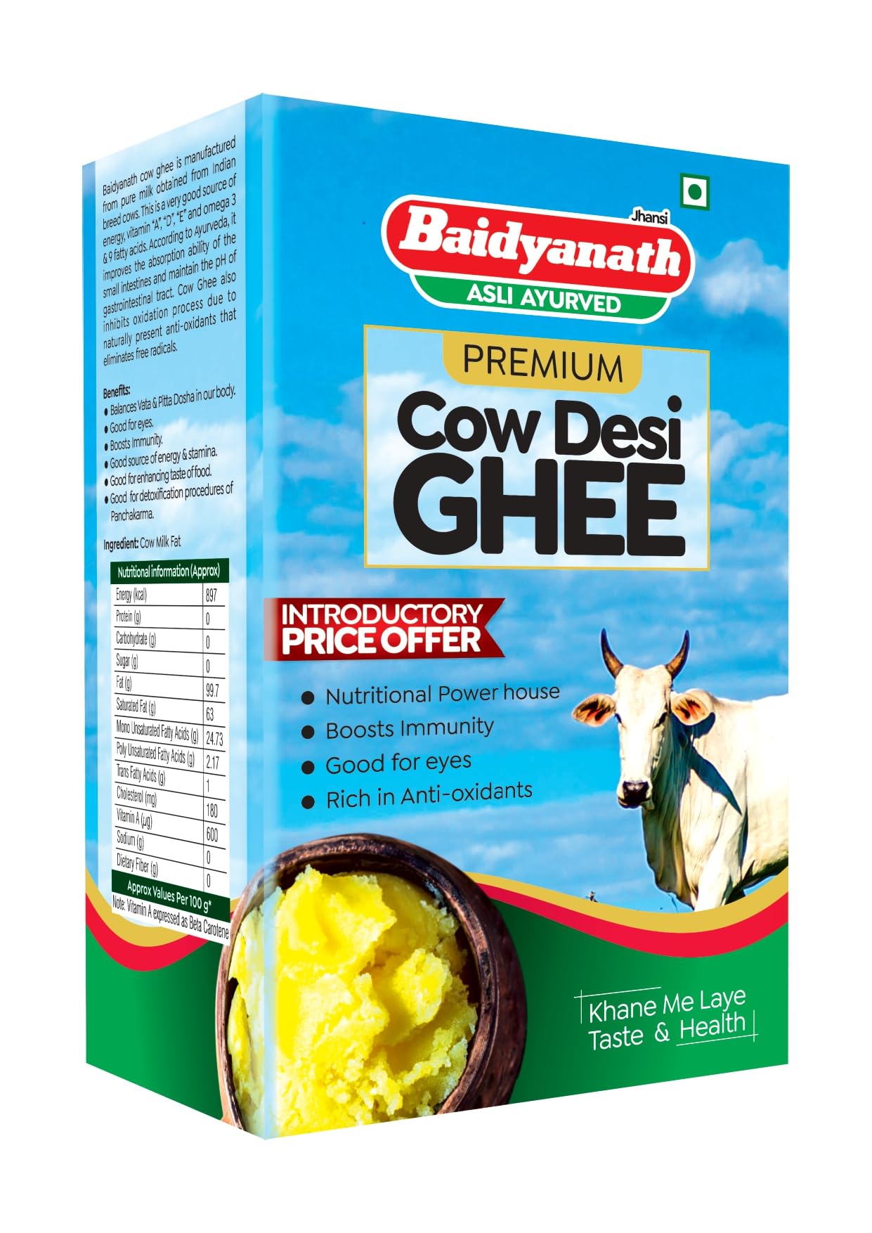 Baidyanath Cow Desi Ghee - 1 Litre – view 5