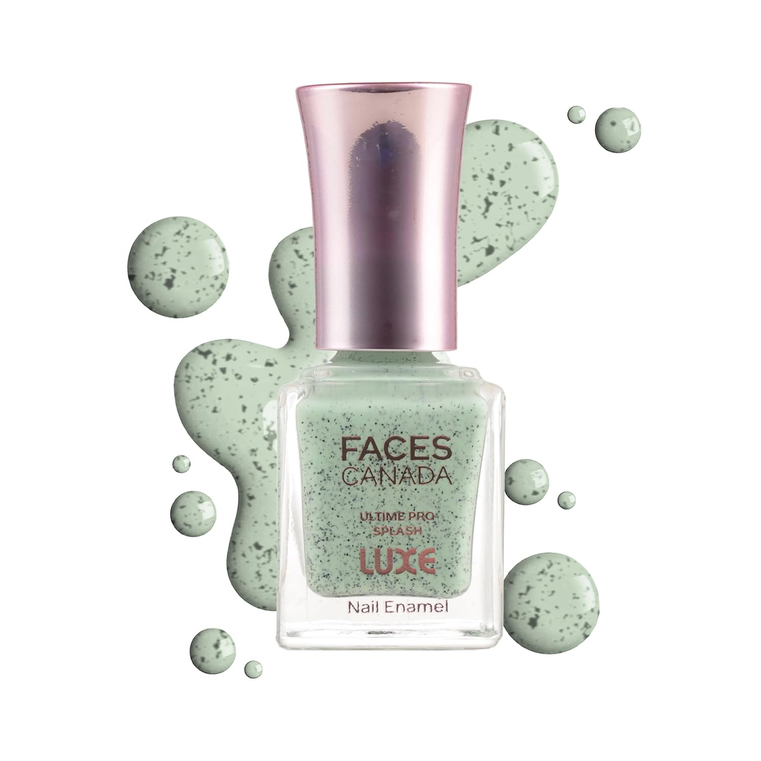Glossy Faces Canada Mint Chocochip nail enamel bottle in 12 ml