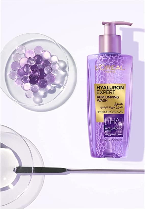 L'Oreal Paris Hyaluron Expert Replumping Face Wash with Hyaluronic Acid, 200ml – view 4