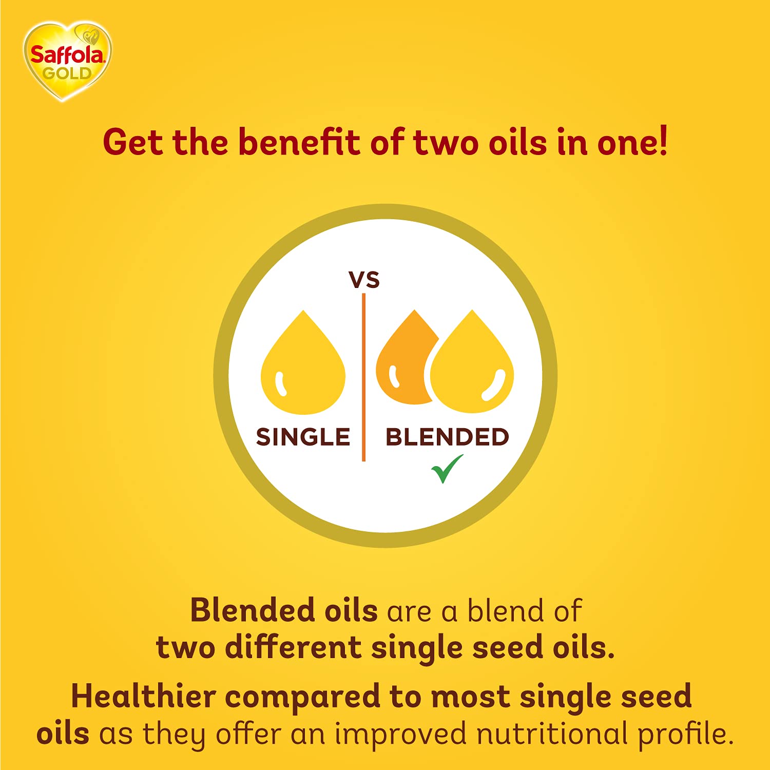 Saffola Gold Refined Oil – view 5