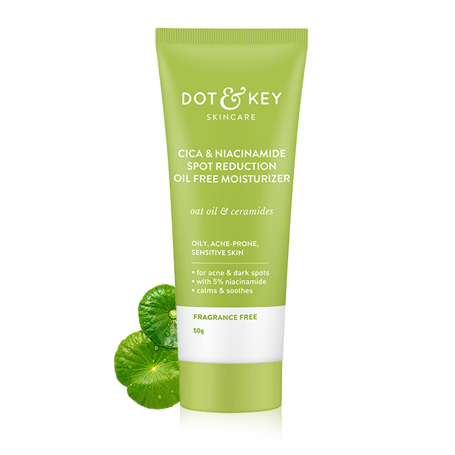 Dot & Key lightweight niacinamide cica face cream tube