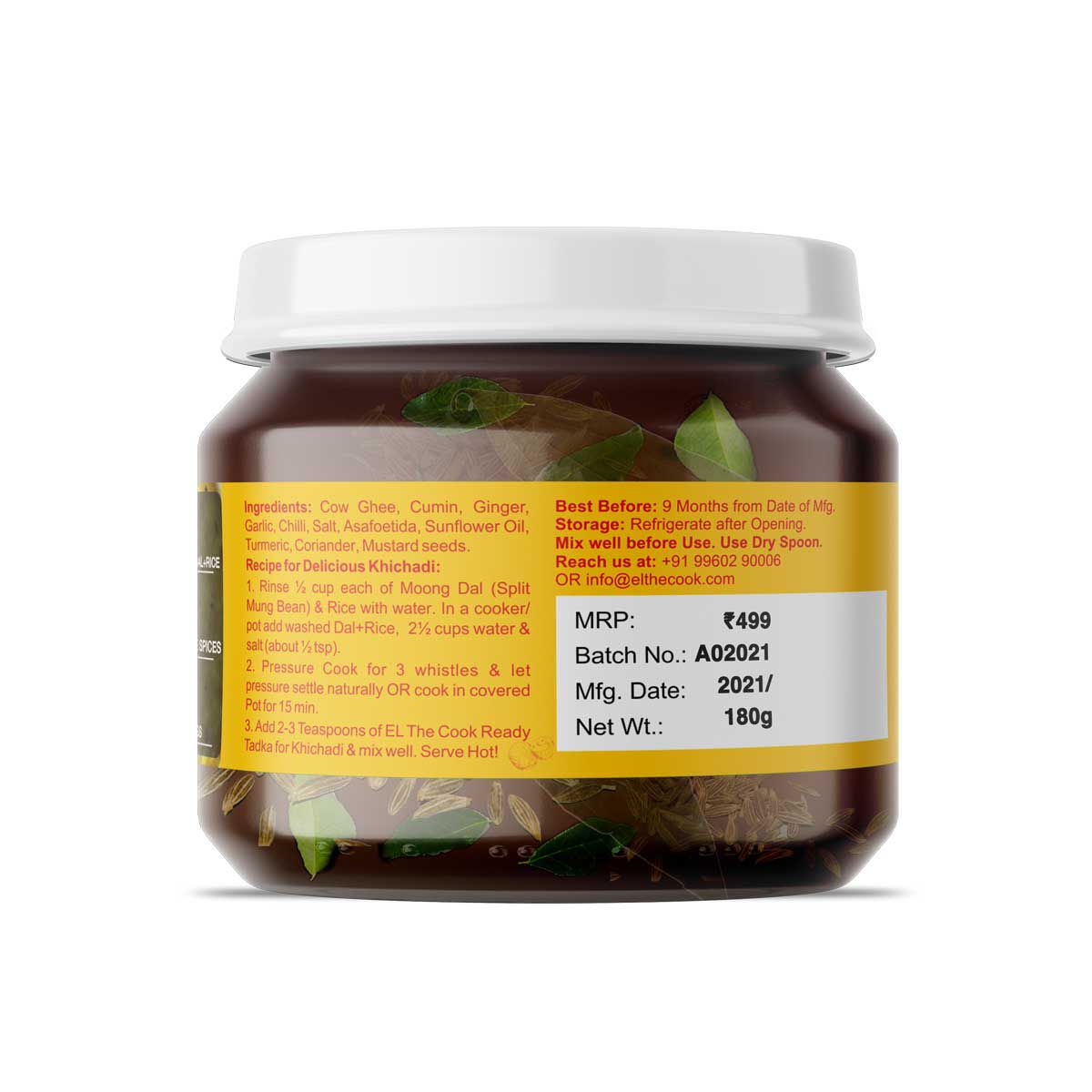 El The Cook Masala Khichdi Tadka Jar - 180g – view 2