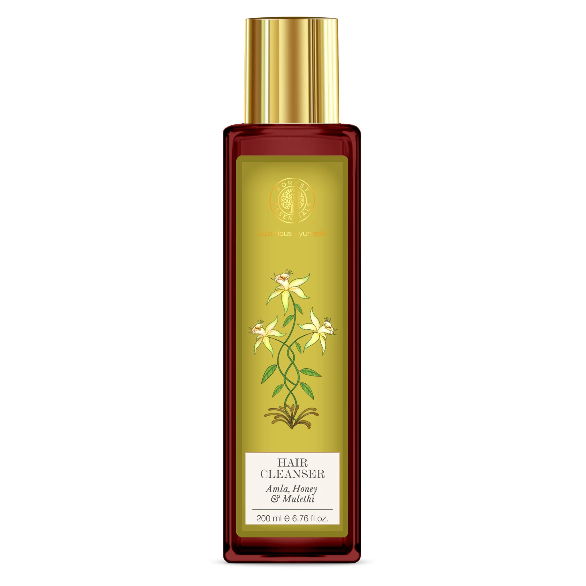 Forest Essentials Hair Cleanser, Amla, Honey and Mulethi, 200ml (Shampoo & Conditioner Combo) – view 2
