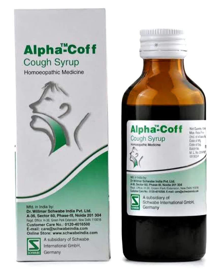 Dr Willmar Schwabe India Alpha-Coff Cough Syrup 110 ML Pack Of 3