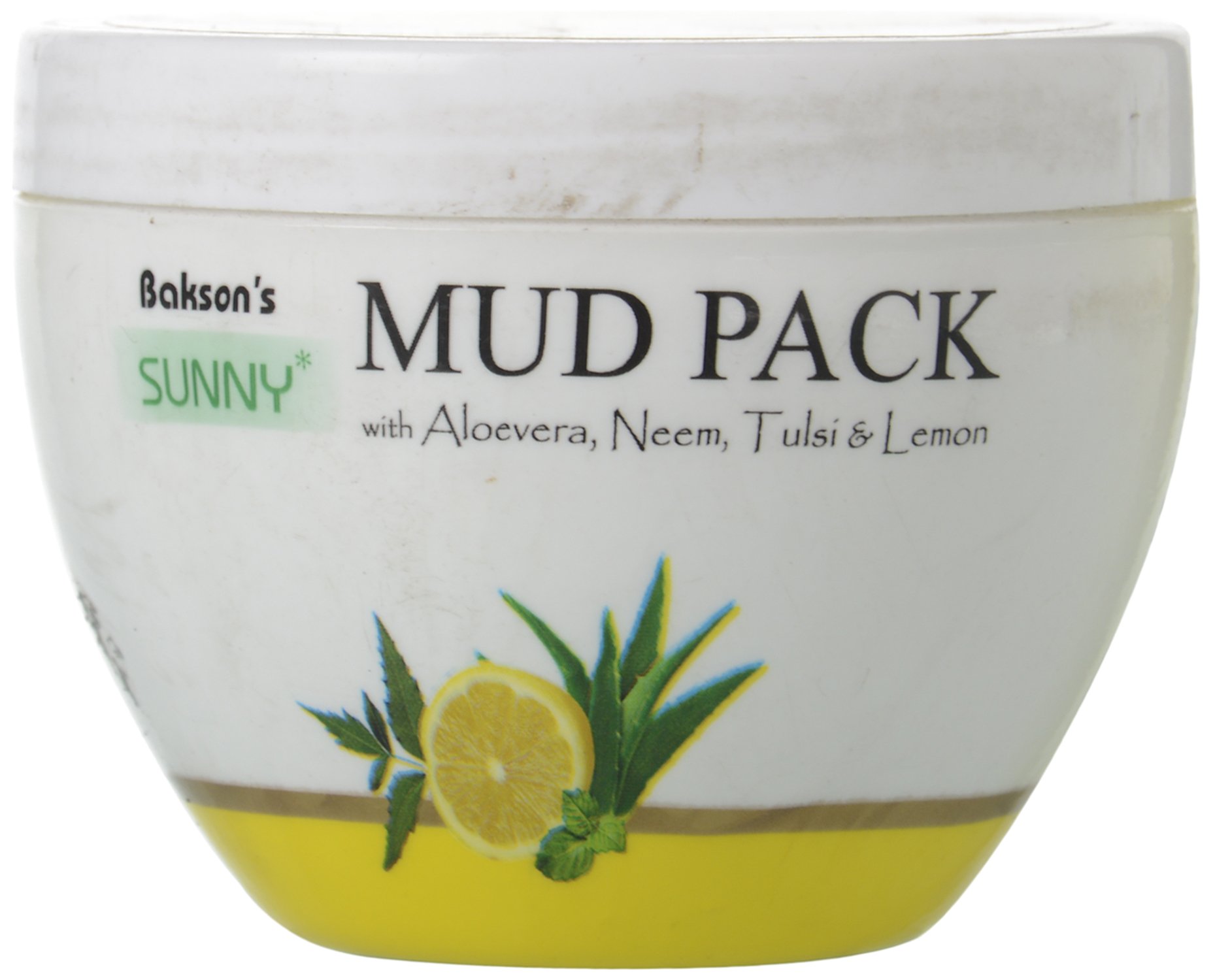Bakson Sunny Mud Pack with aloe vera neem tulsi lemon
