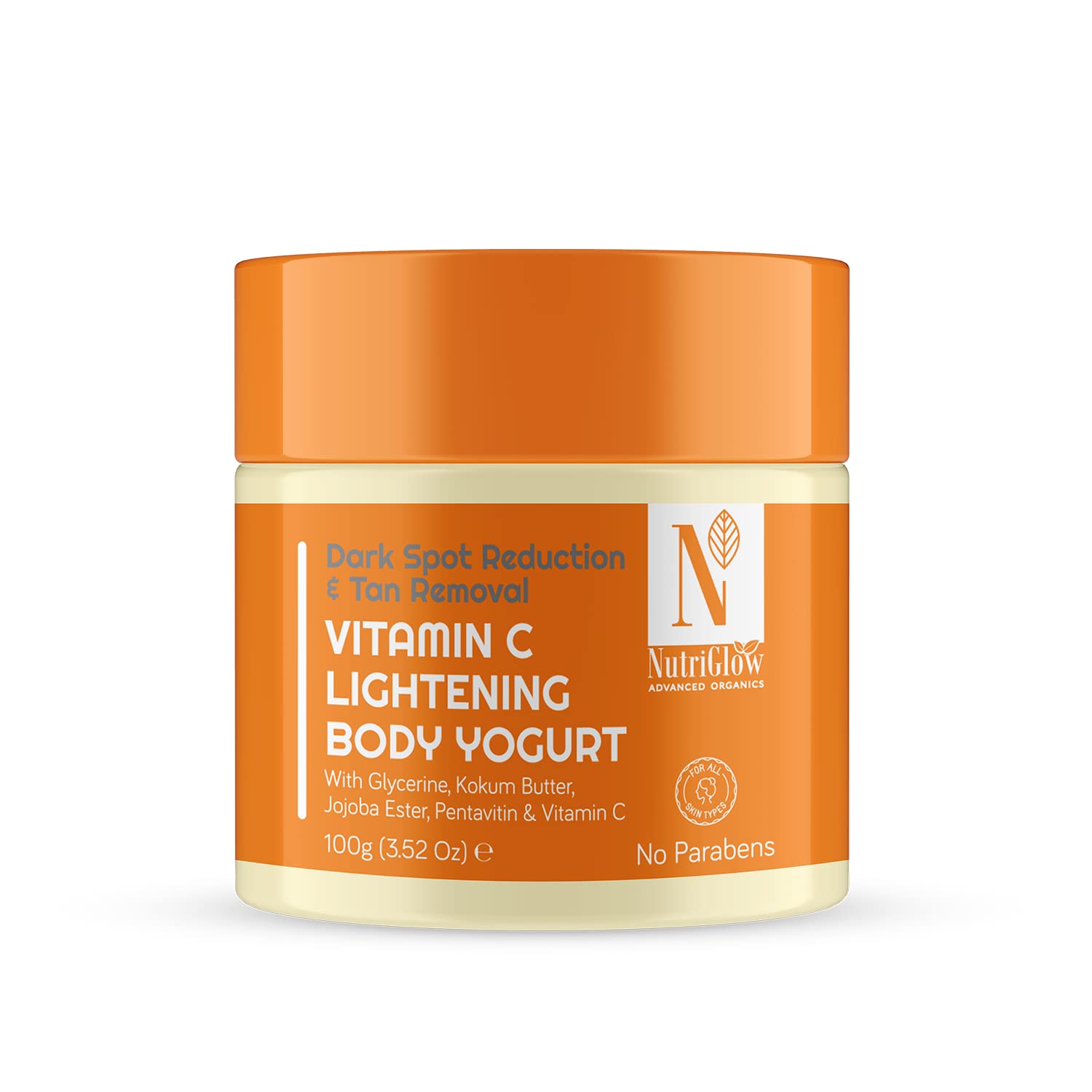 NutriGlow Natural's Vitamin C body yogurt pack for body care
