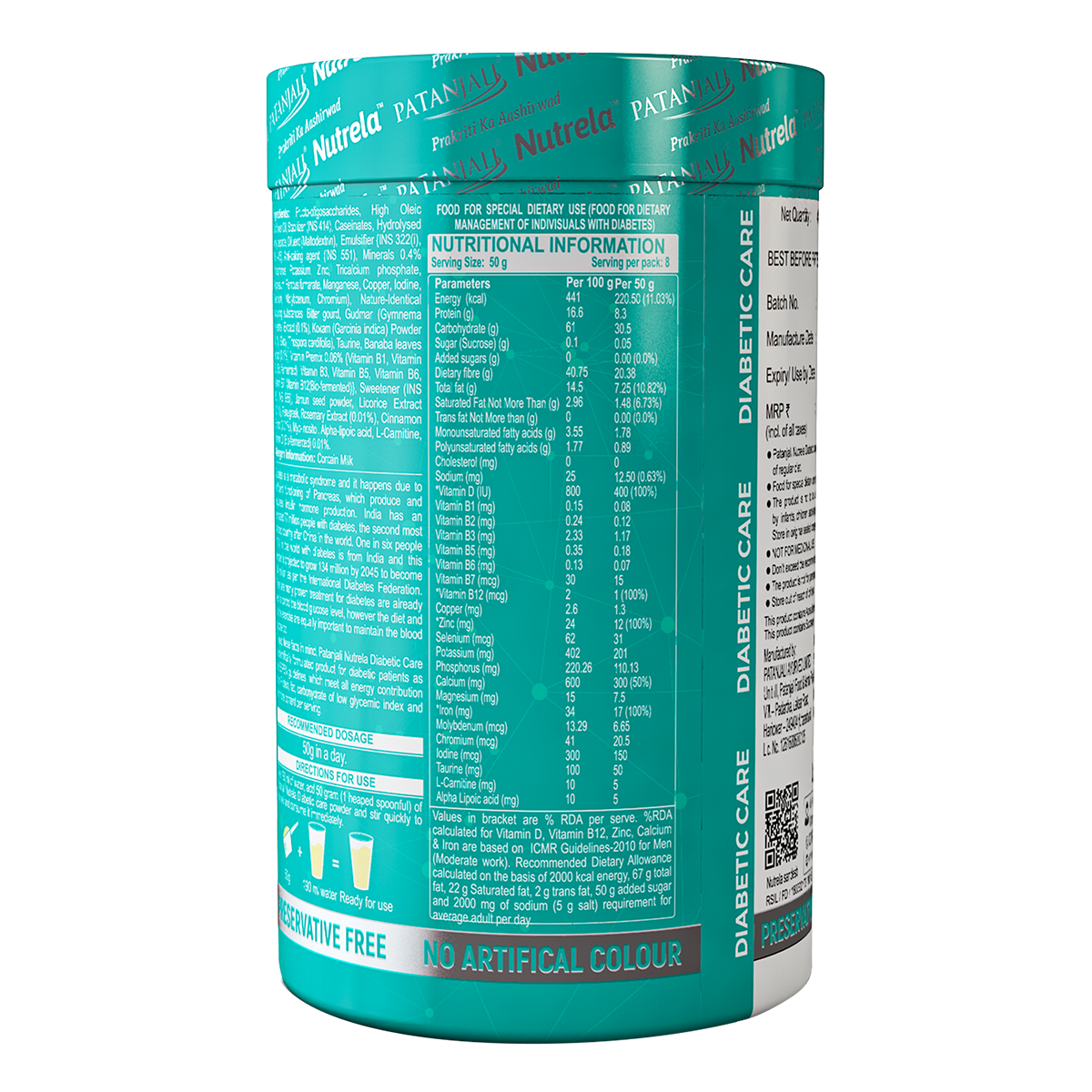 Patanjali Nutrela Diabetic Care 400 g – view 3