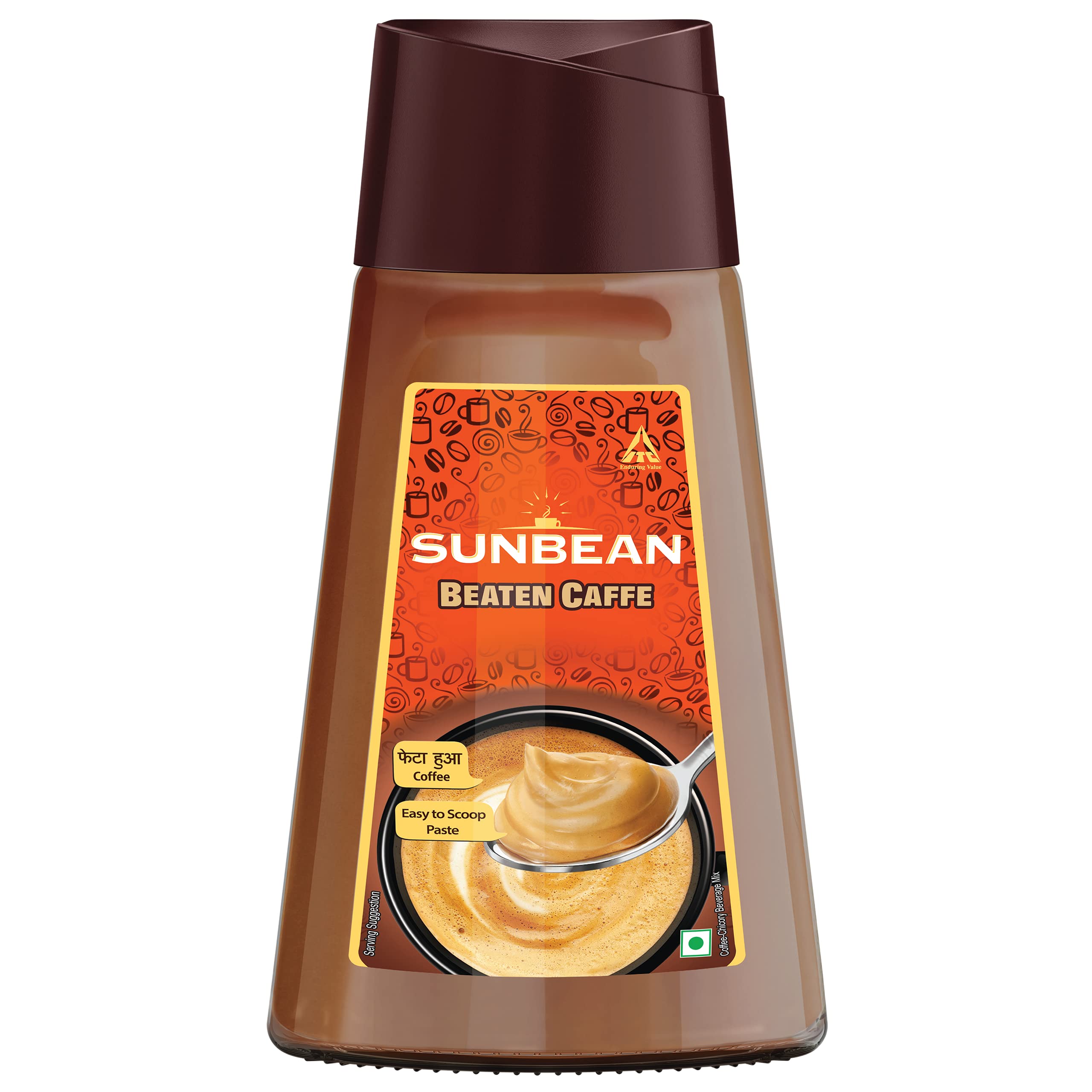 250 g Sunbean coffee paste jar for creamy cappuccino-style drinks