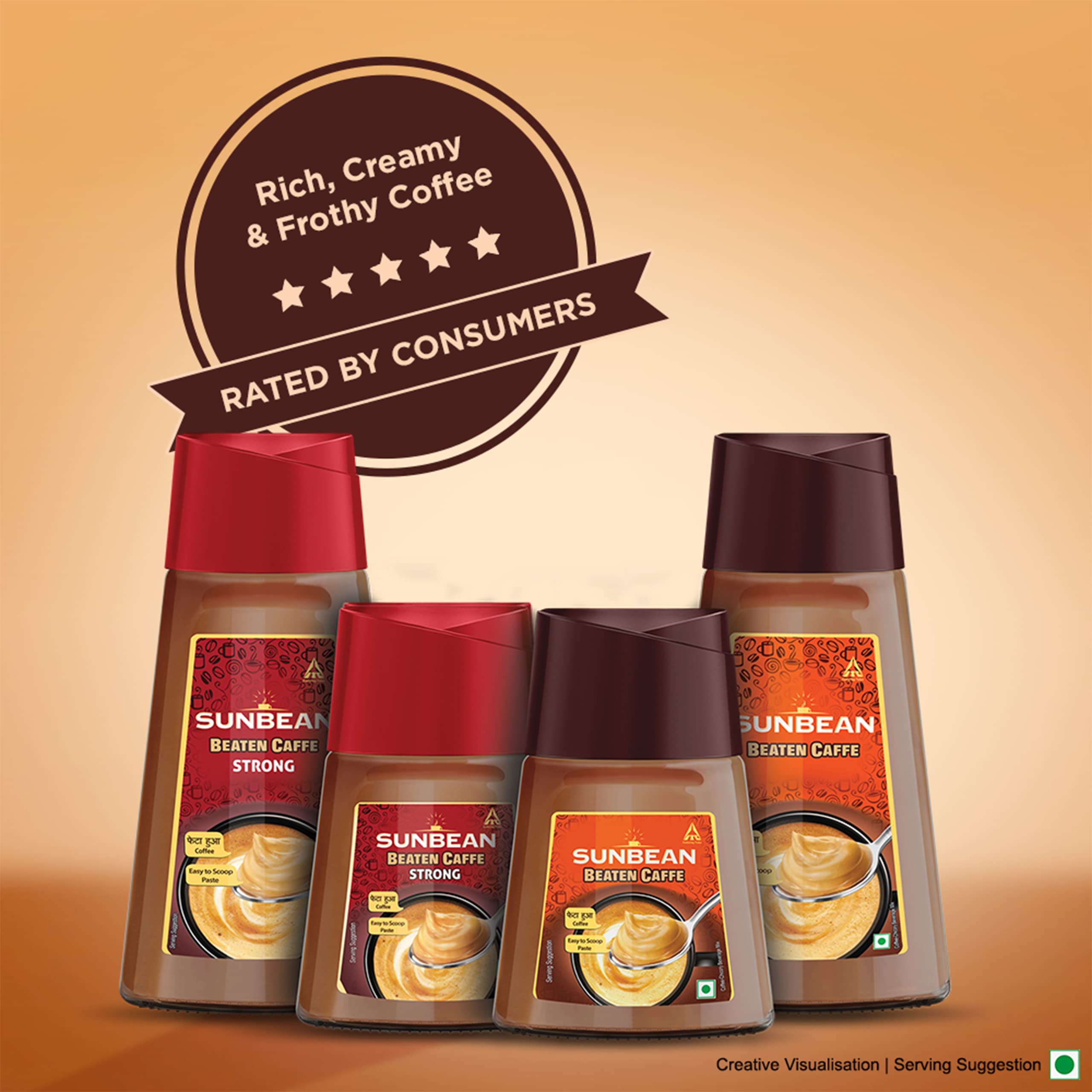 Sunbean Beaten Caffe, Instant Coffee Paste 250g Jar – view 6