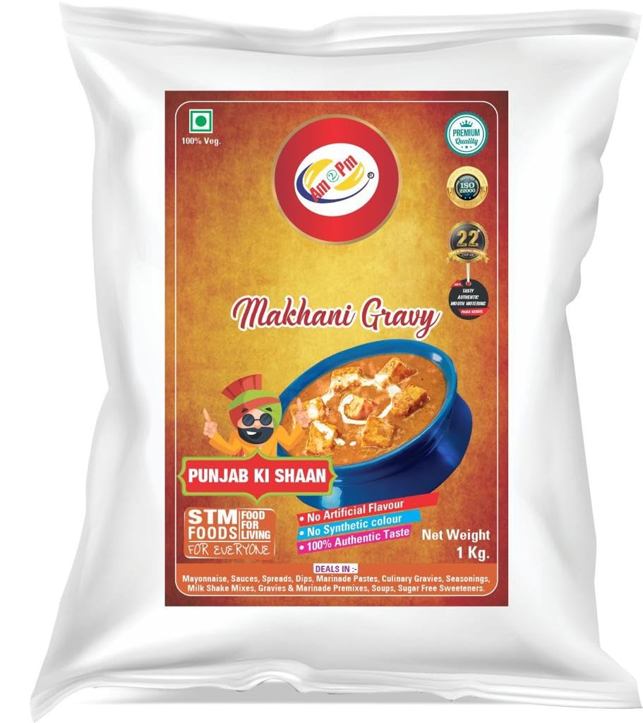 Am 2 Pm ready-to-cook makhani gravy paste pack front view