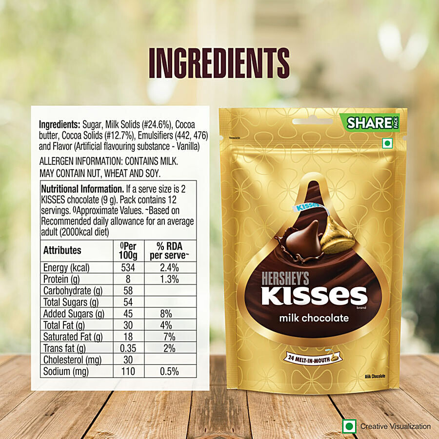 Hershey's Kisses Milk Chocolate 108 g – view 4