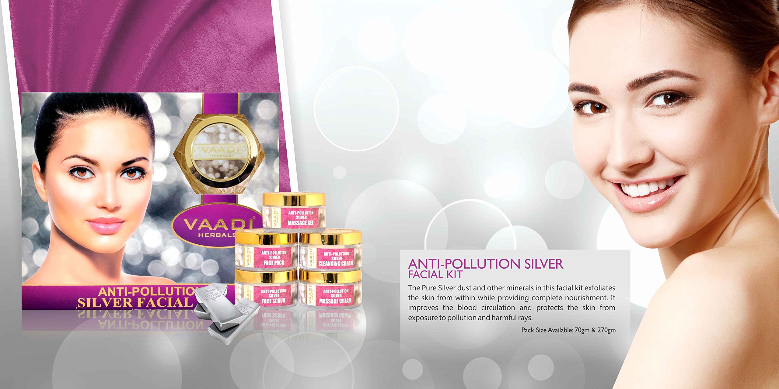 Vaadi Herbals Lavender Anti Ageing Face Pack, 70g – view 6