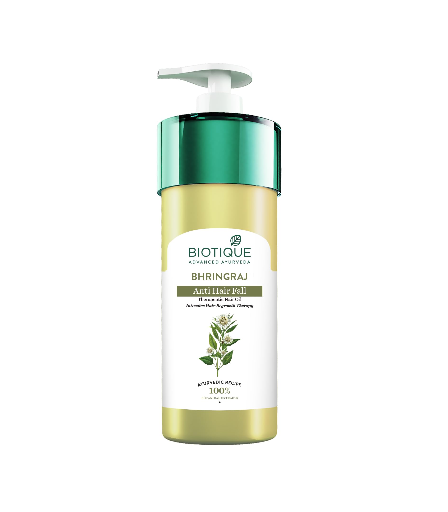 Biotique bhringraj hair oil bottle for hair fall and regrowth