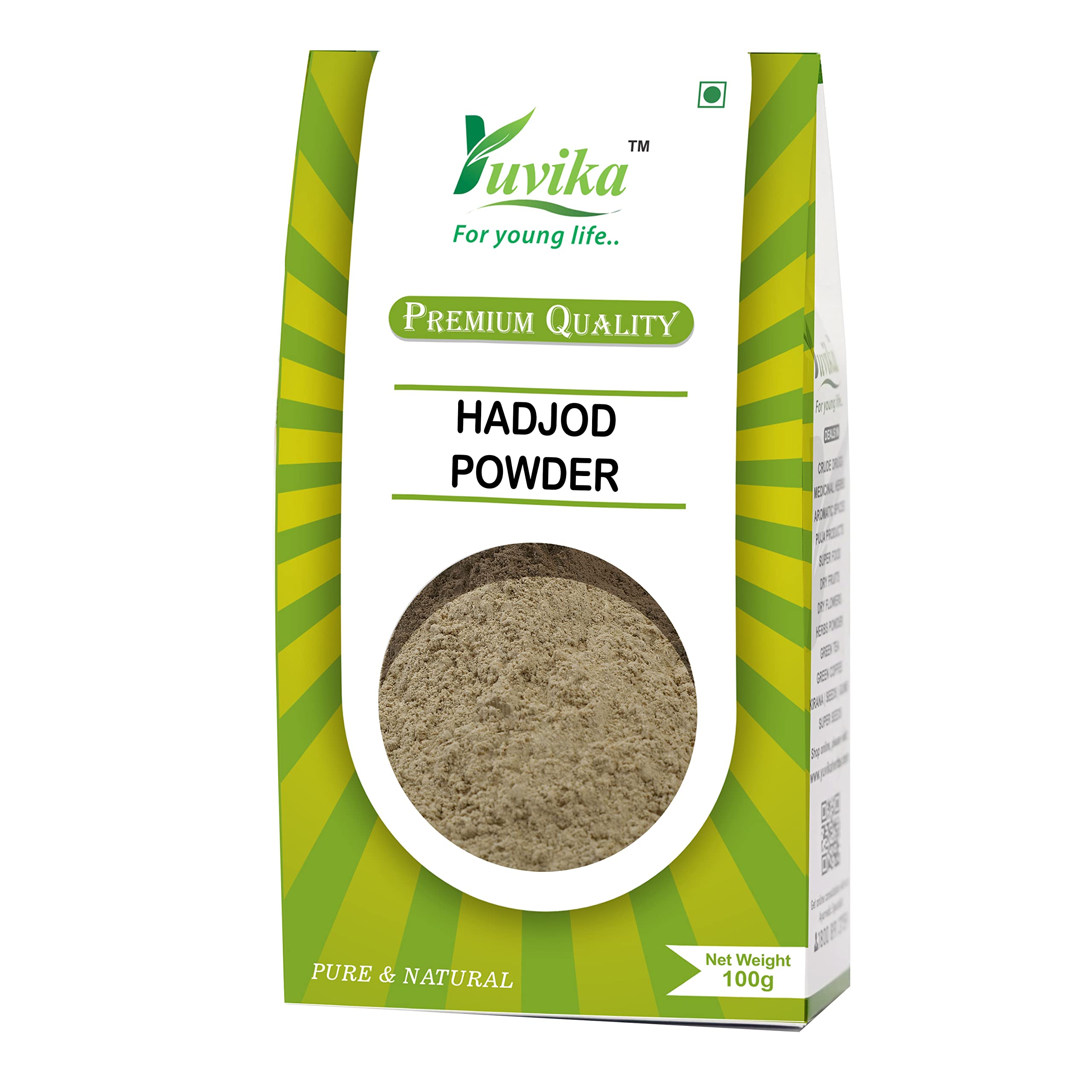 Yuvika Pirandai Hadjod Powder box pack 100 grams