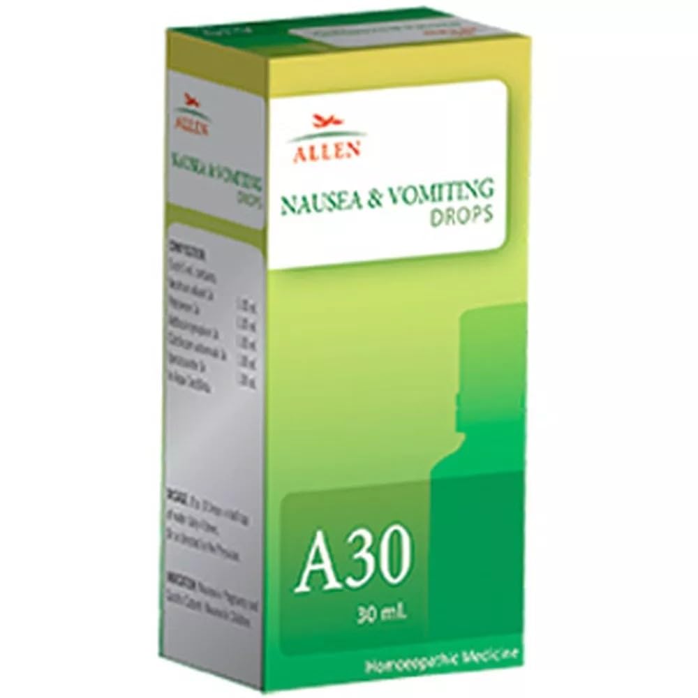 Allen Homeopathy A30 drops in amber glass 30 ml bottle