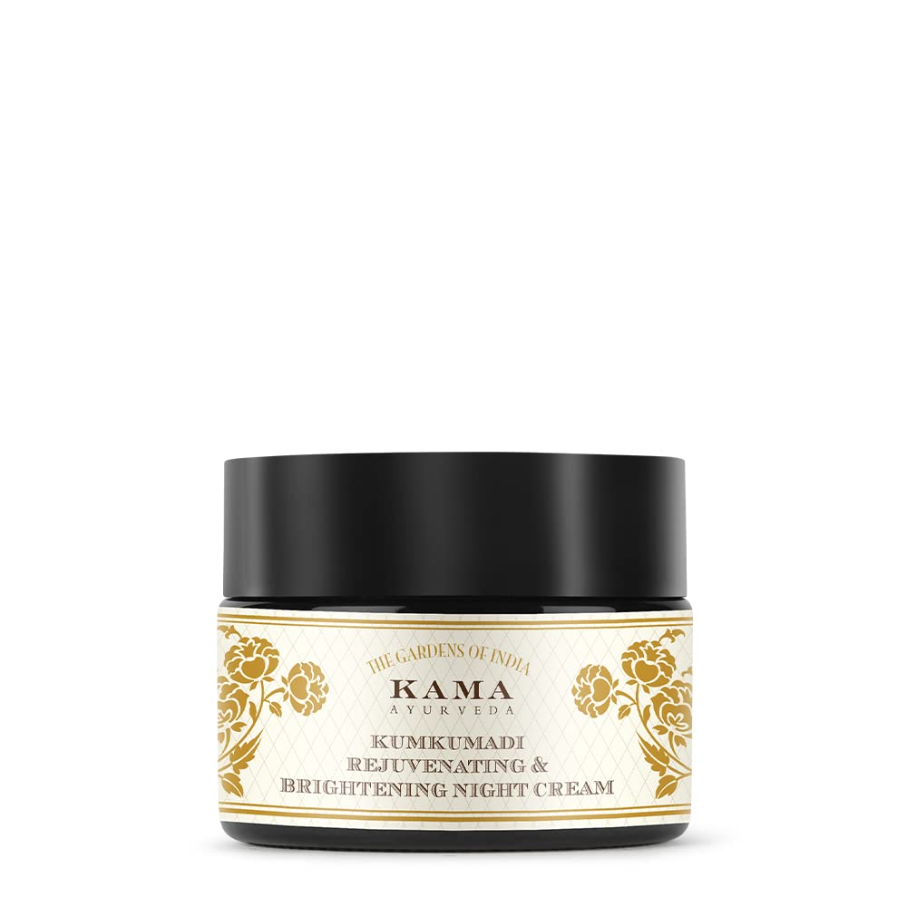 Kama Ayurveda brightening night cream jar, 50 ml balm
