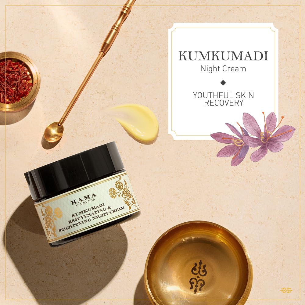 Kama Ayurveda Rejuvenating and Brightening Ayurvedic Night Cream, 50g – view 4