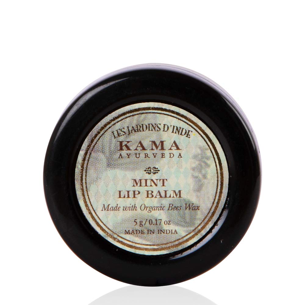 Kama Ayurveda mint lip balm with natural finish in 5 g