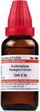 Two bottles of Gelsemium Sempervirens 200 CH liquid 30 ml