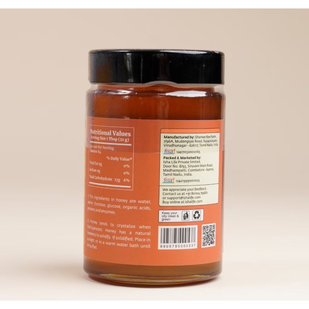 Isha life Natural Honey 500 gms – view 3