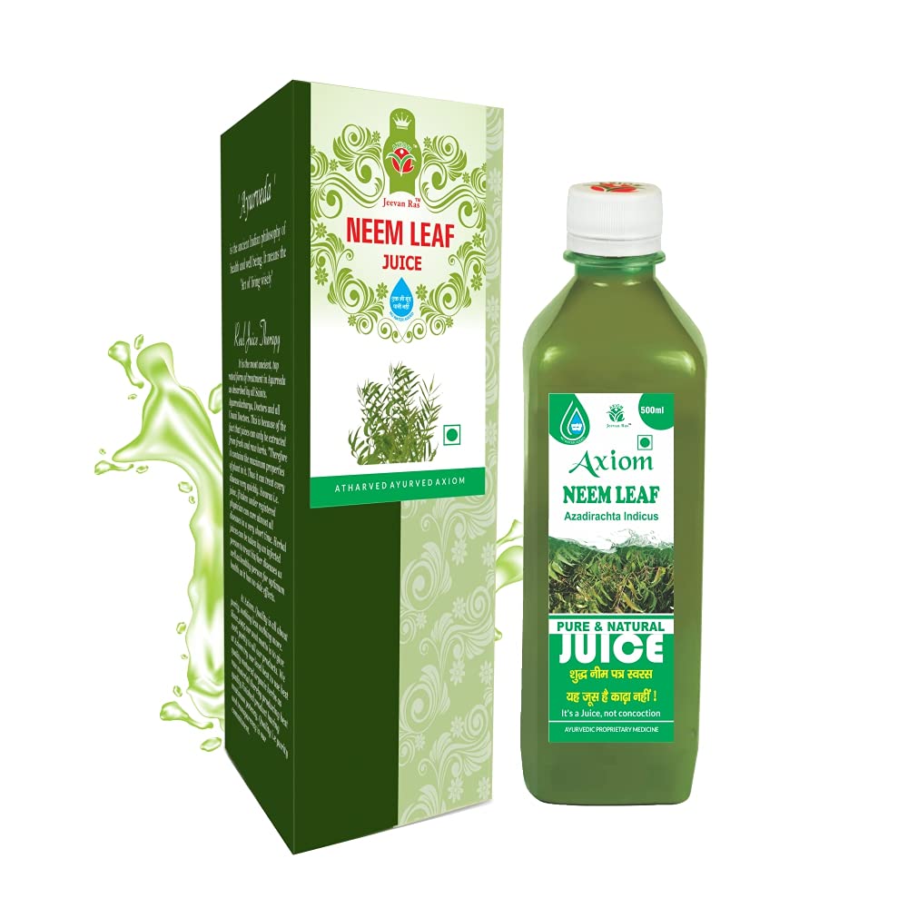 Jeevanras neem leaf herbal juice bottle, 500 ml pack