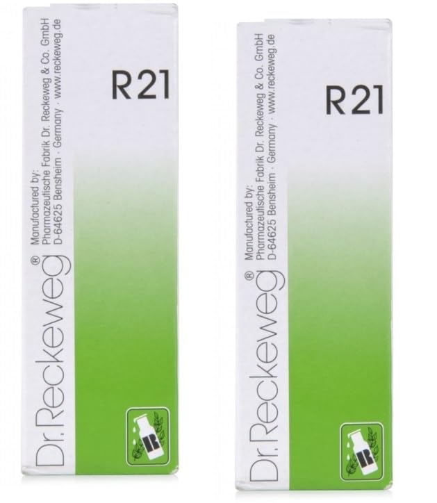 Two bottles of German Remedy R21 drops 22 ml