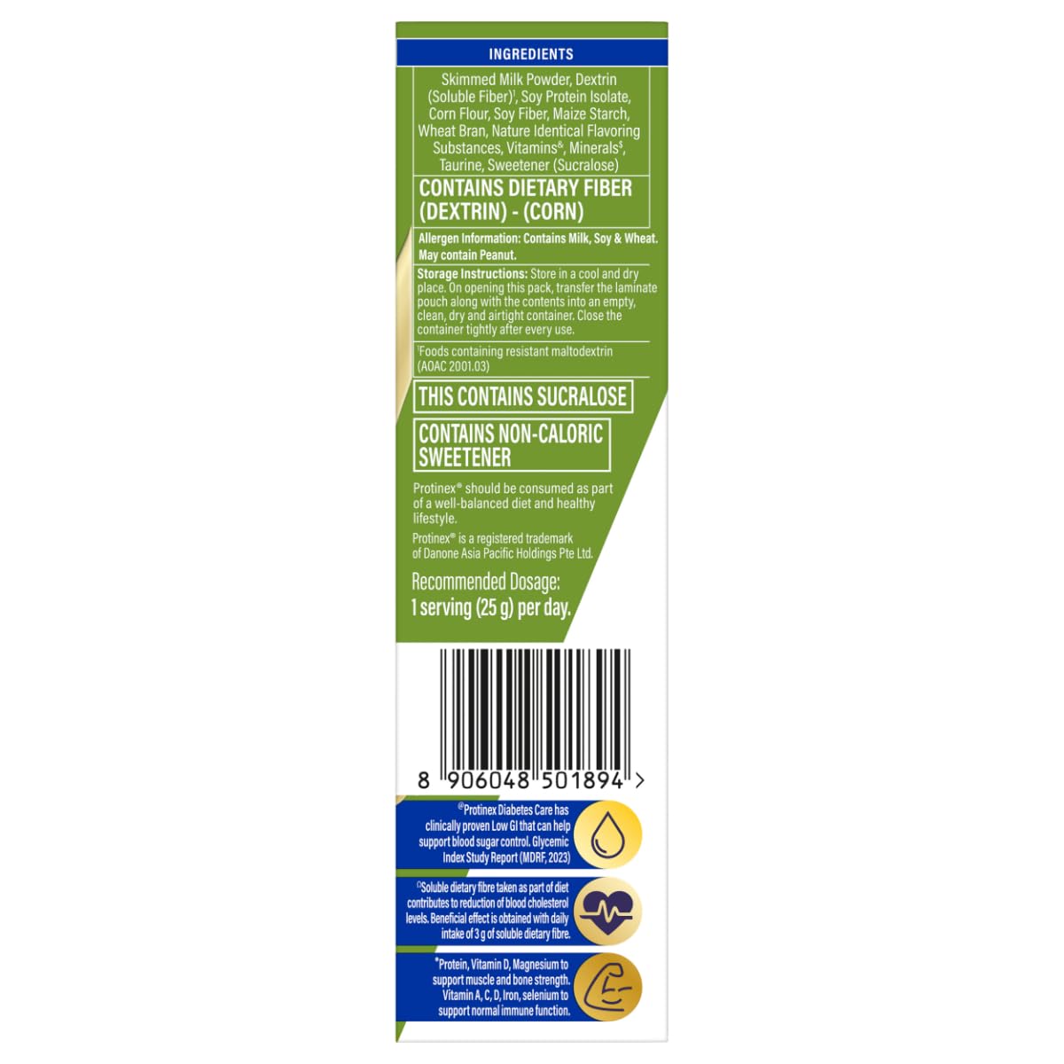 Protinex Diabetes Care (Creamy Vanilla Flavor, 200gm) Scientifically Designed Formula to help support Blood Sugar Control and Reduction in Cholesterol, 1 count, 8 servings – view 4