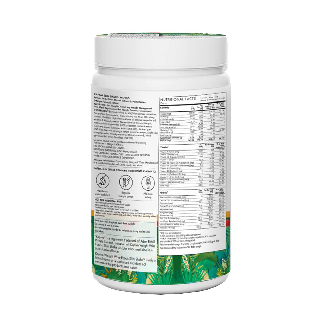 Kapiva Mango Slim Shake 750g – view 9