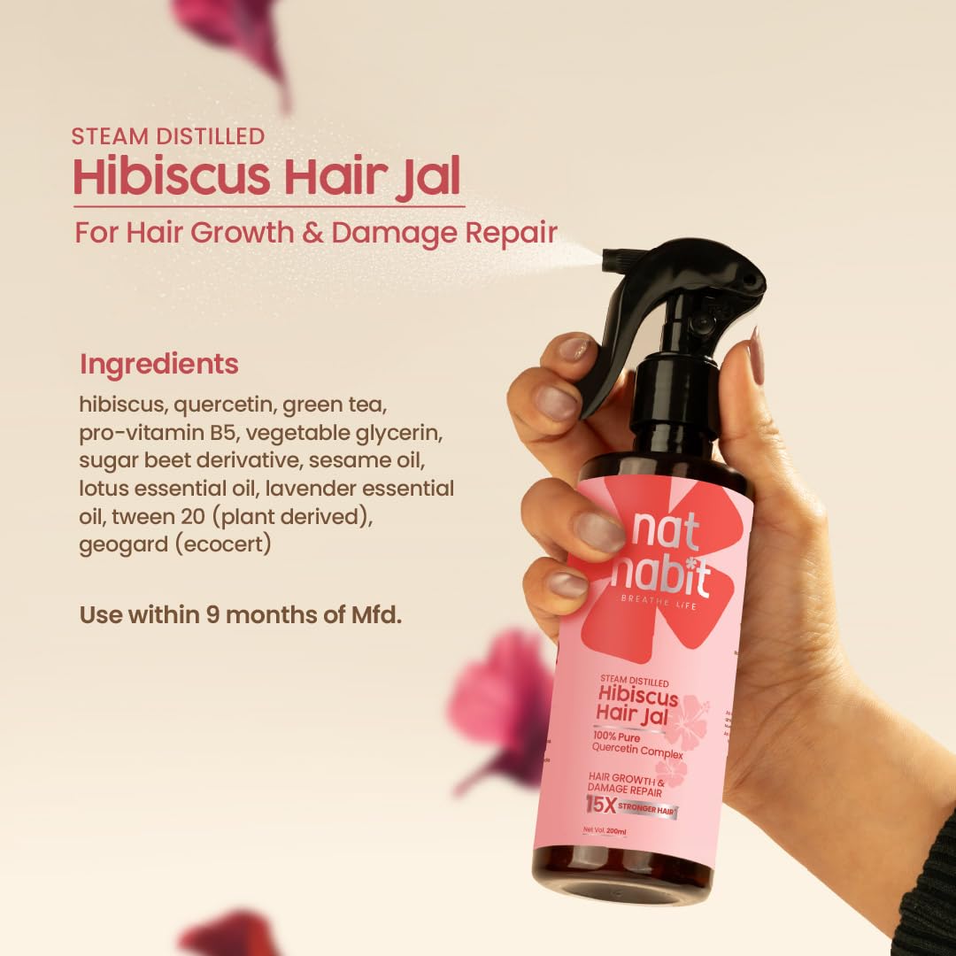 Nat Habit Hibiscus Quercetin Hair Jal – view 8