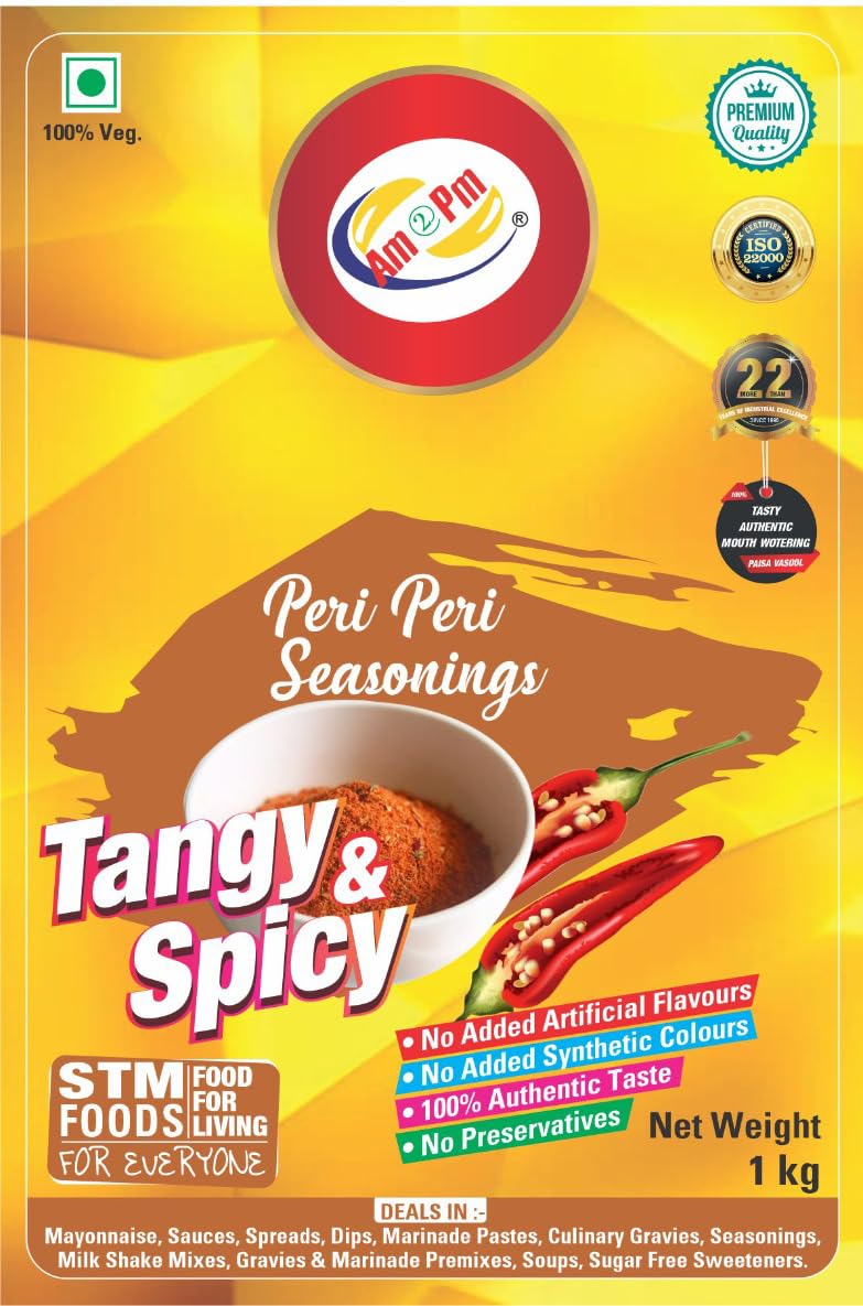 Am 2 Pm - Peri-Peri Seasoning 1kg Spice Mix Exotic Spices Multi-purpose Seasoning – view 5