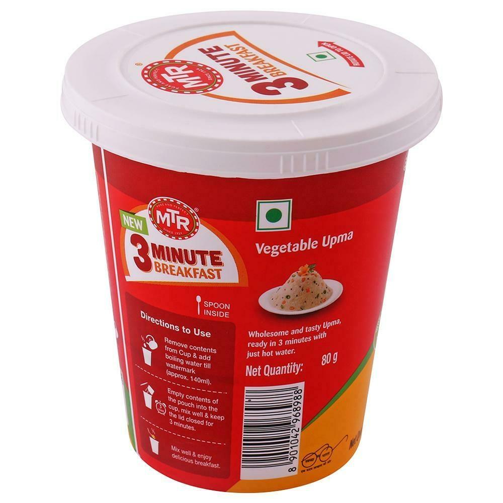 MTR 3 Minute Breakfast Vegetable Upma Mix 80 G – view 2