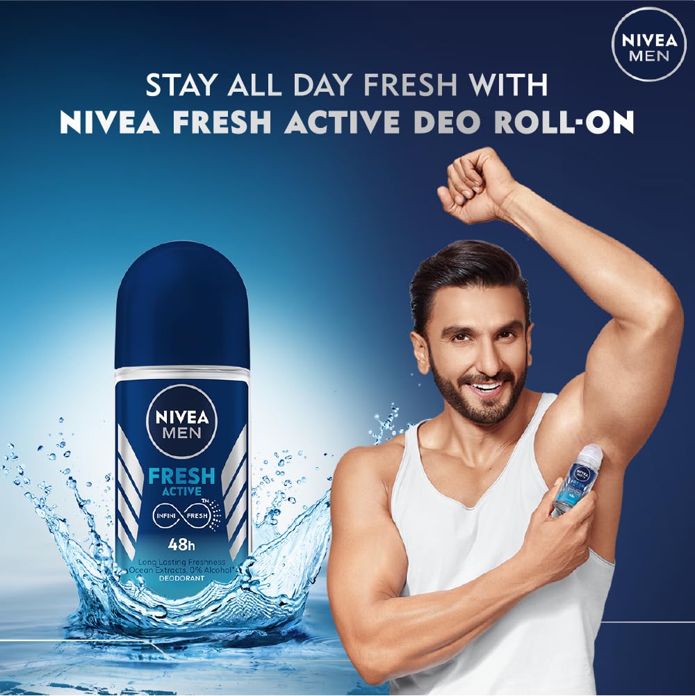 NIVEA MEN Fresh Active 50ml Deo Roll On – view 3