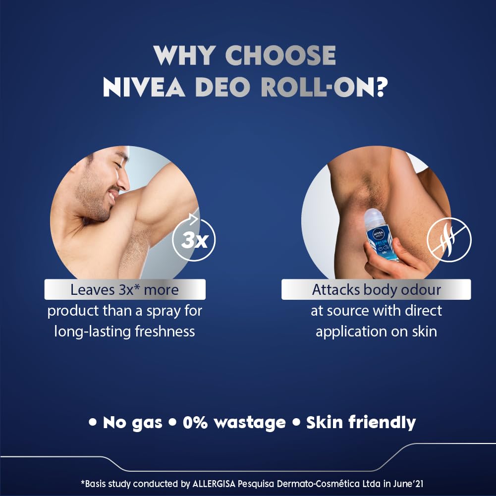 NIVEA MEN Fresh Active 50ml Deo Roll On – view 4