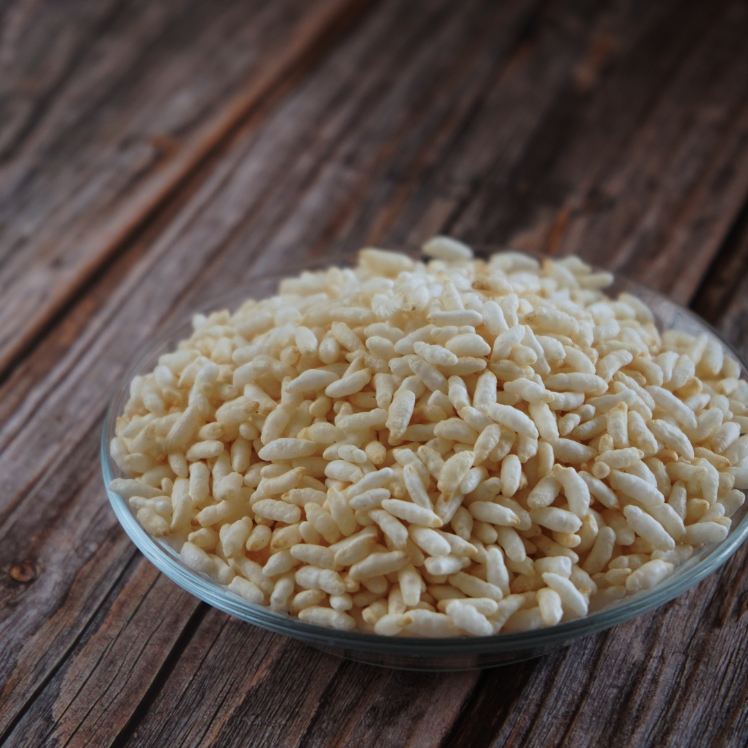 Sand roasted puffed rice muri in 250 gm pouch pack