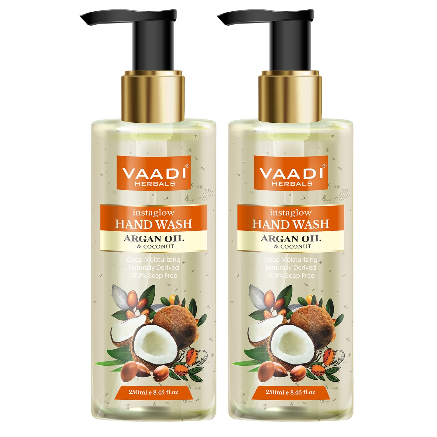 Vaadi Herbals Instaglow hand wash pack with argan and coconut