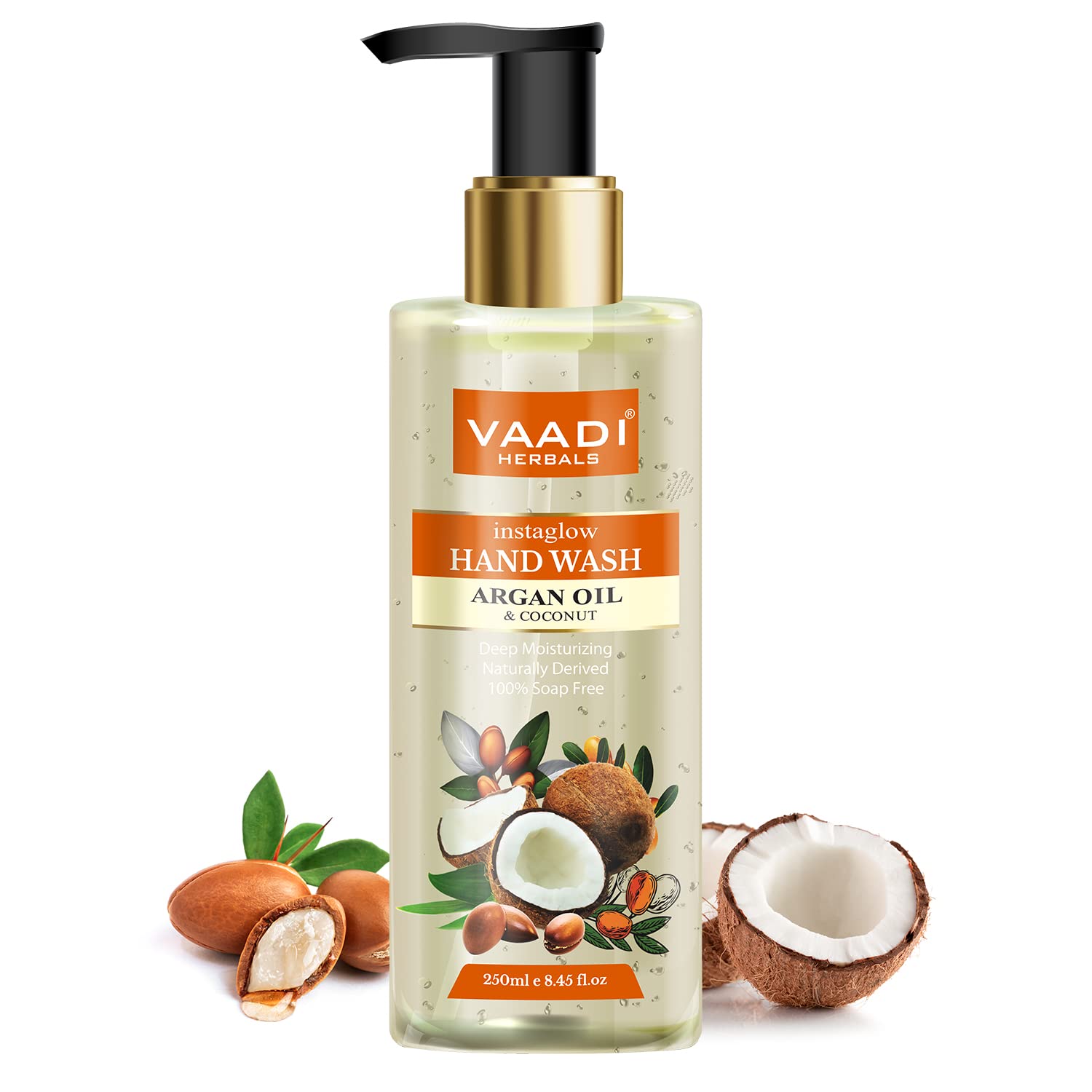 Vaadi Herbals Instaglow Argan Oil And Coconut Hand Wash - 250 Ml, 2 Piece – view 2