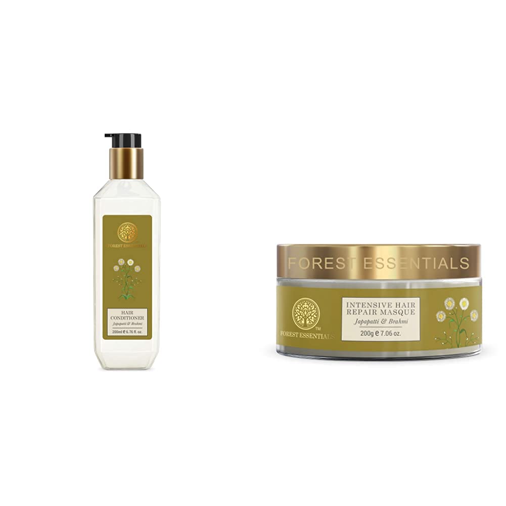 Japapatti Brahmi hair conditioner and intensive repair masque duo