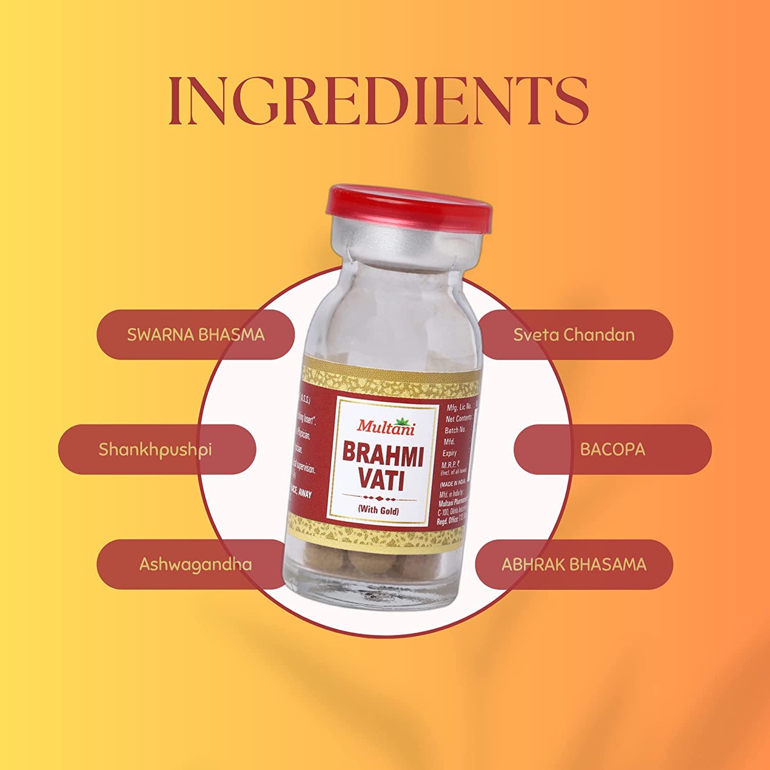 Multani Brahmi Vati Gold – view 6
