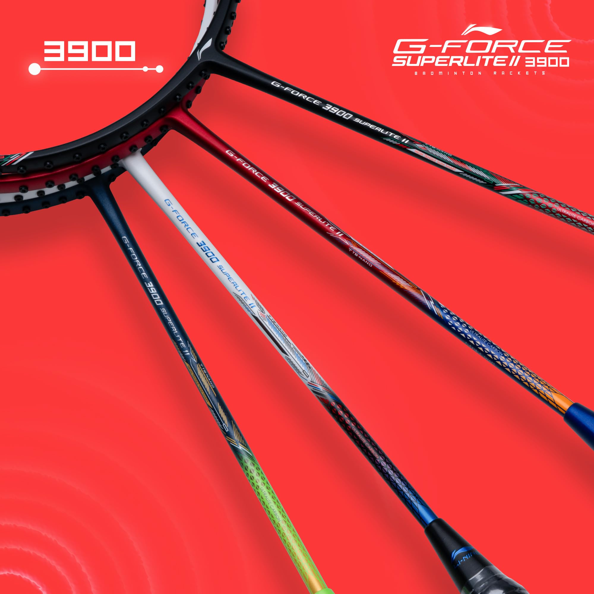 Li-Ning Li-Ning G-Force 3800 II Superlite Unstrung Badminton Racket with Full Cover – view 6