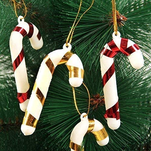 WebelKart Plastic Christmas Tree Decorations Set(Balls,Bells,Gifts,Pine Trees,Stars,Candy Sticks & Santa Claus) Christmas Gift Items,Christmas Tree Decorations Items(19) Multicolour – view 2