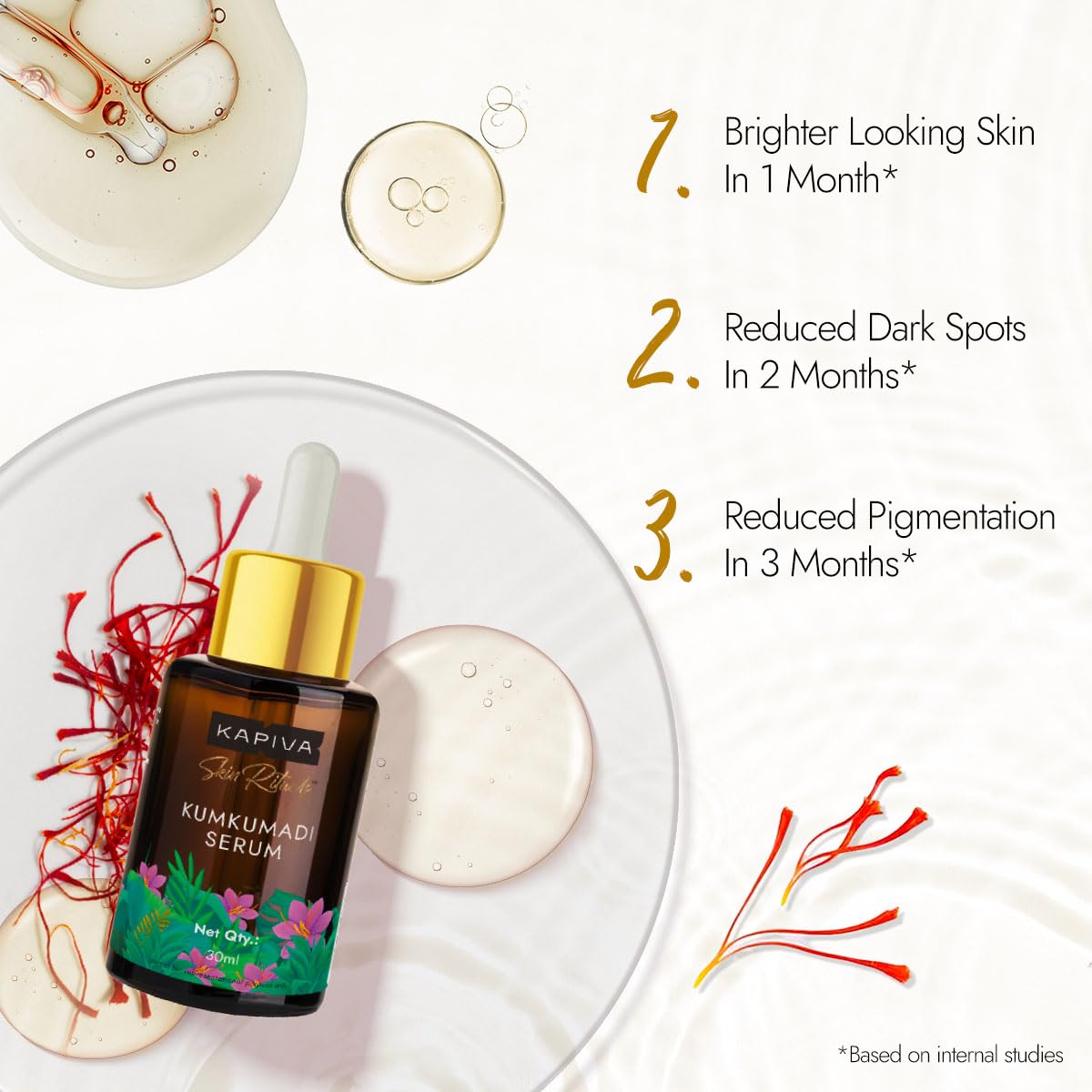 Kapiva Kumkumadi Glow Serum (30Ml) – view 2