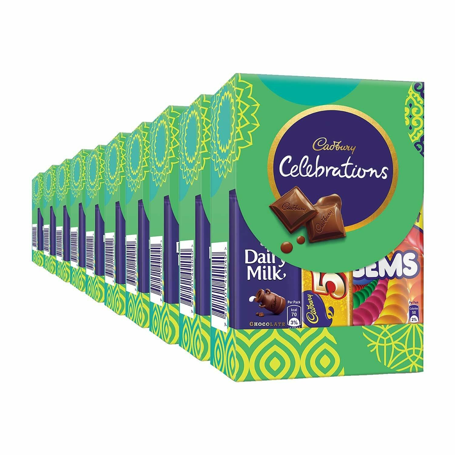 Cadbury Celebrations Chocolate Gift Pack, Assorted, 59.8 G (Pack Of 10) – view 2