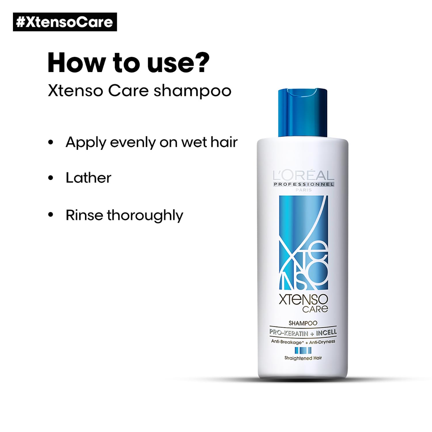 L'OREAL PROFESSIONNEL PARIS Xtenso Care Shampoo + Mask + Serum Combo Pack For Straightened Hair (250Ml + 196Gm + 50Ml) – view 7