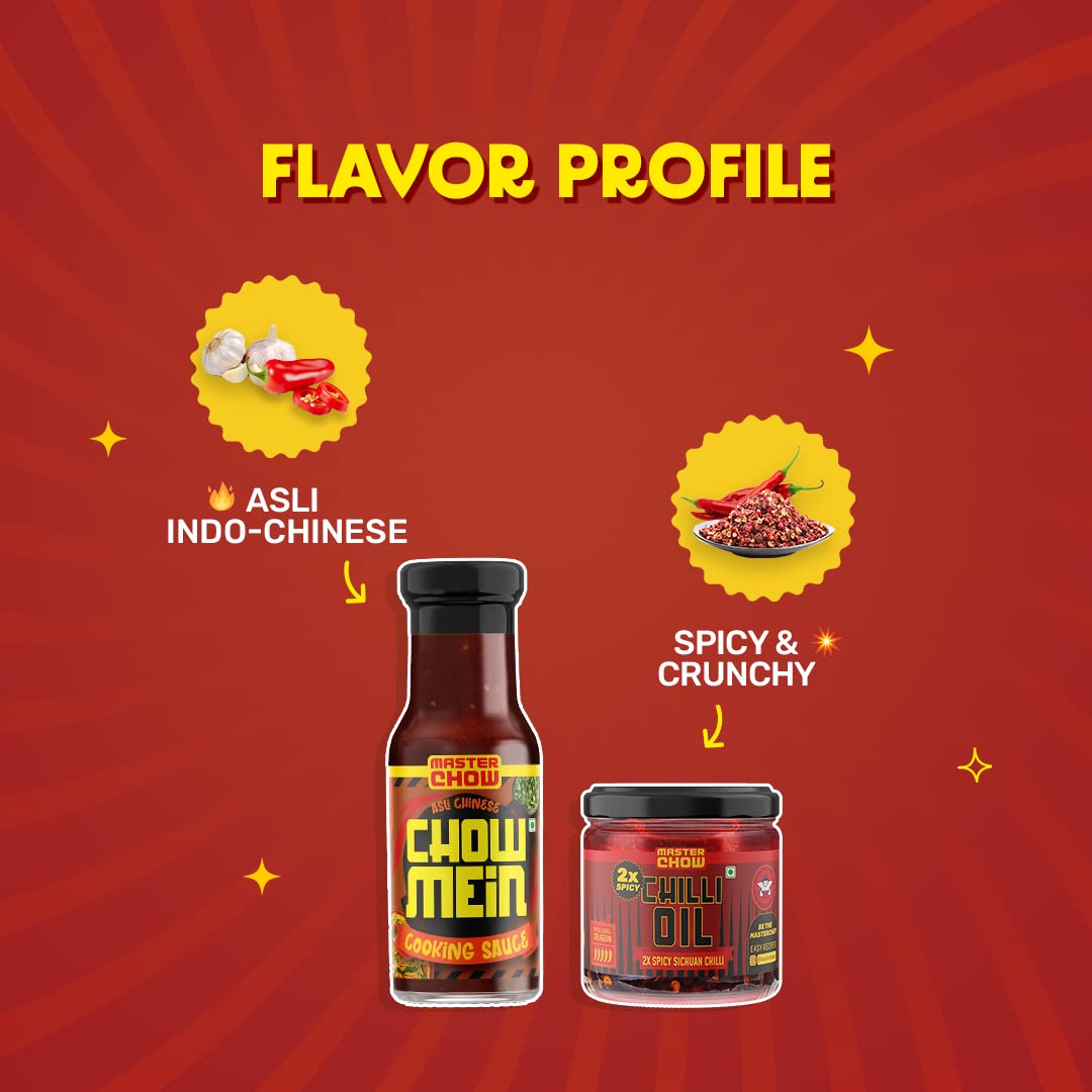 MasterChow Chilli Chow Flavor: Chowmein Sauce with 2x Spicy Chilli Oil – view 4