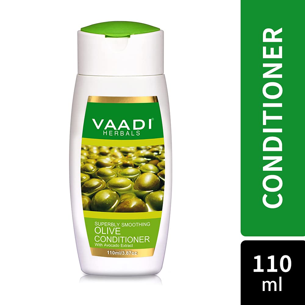 Vaadi Herbals Olive Conditioner with Avocado Extract, 3 x 110ml – view 3