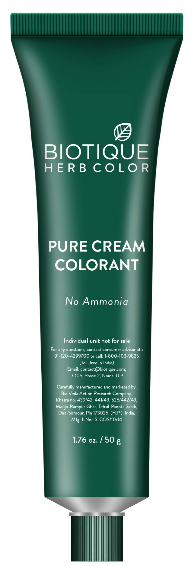 Biotique Herbcolor Conditioning Hair Colour l Ammonia Free Hair Color l 9 Organic Herbal Extracts l Natural and Healthy Shine l 50g + 110ml – view 7