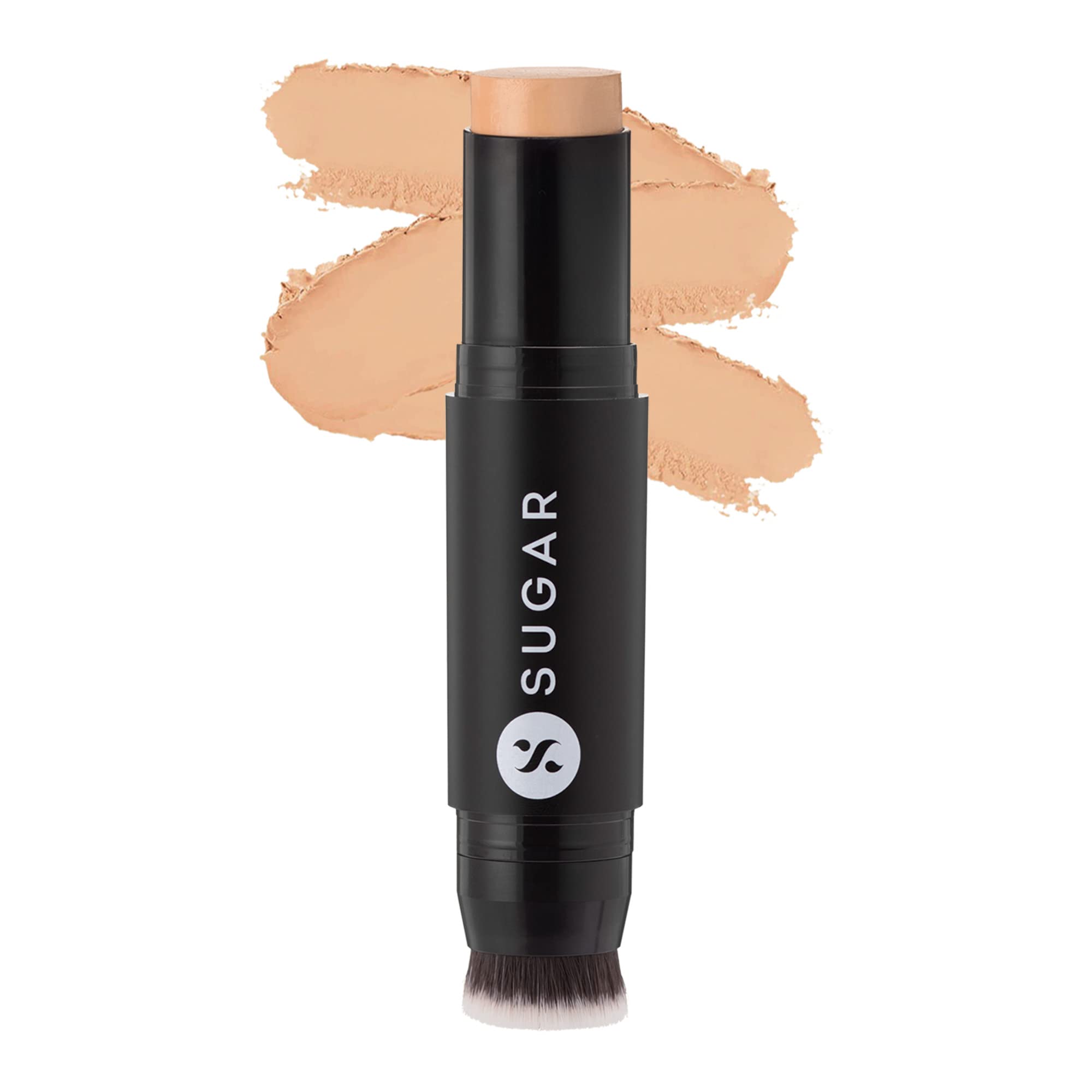Cream foundation stick in 37 Freddo with brush applicator